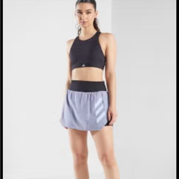 NWT Adidas Black and Gray Skort Athletic Shorts - Picture 1 of 16